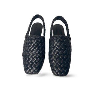 Vince Black Woven Flats